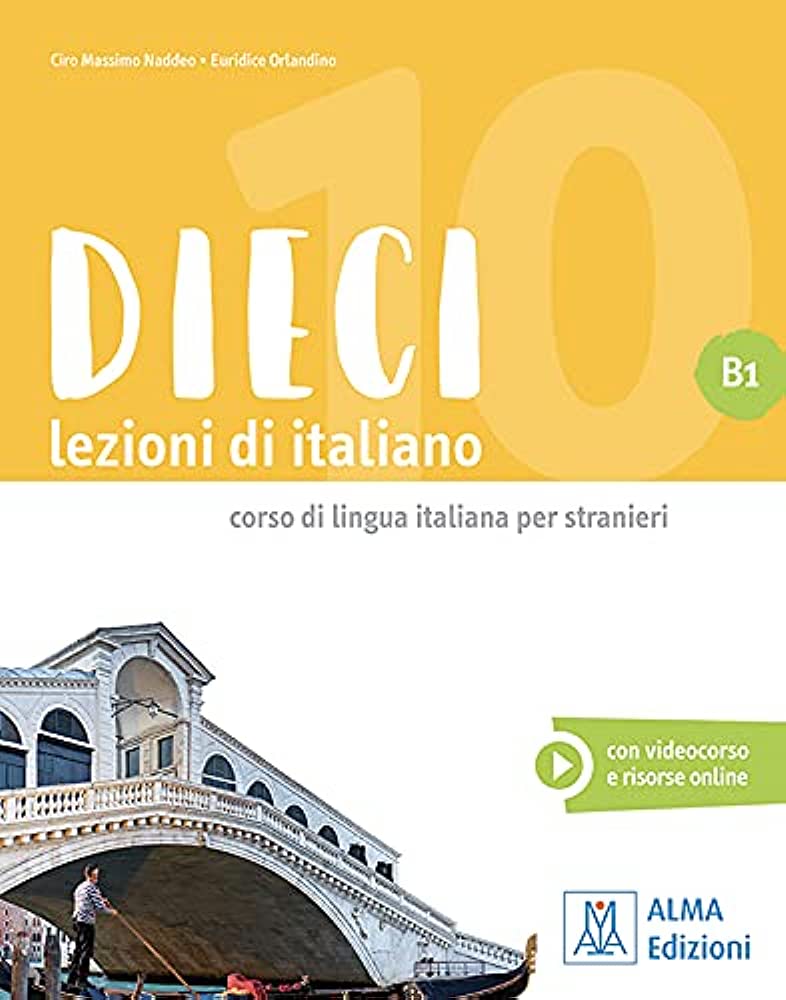 DIECI LEZIONI DI ITALIANO B1 LIBRO