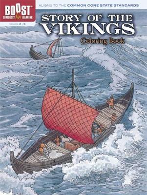 BOOST STORY OF THE VIKINGS COLOURING BOOK  HC BBK